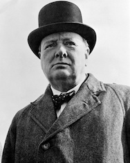 Winston Churchill, British prime minister during World War II